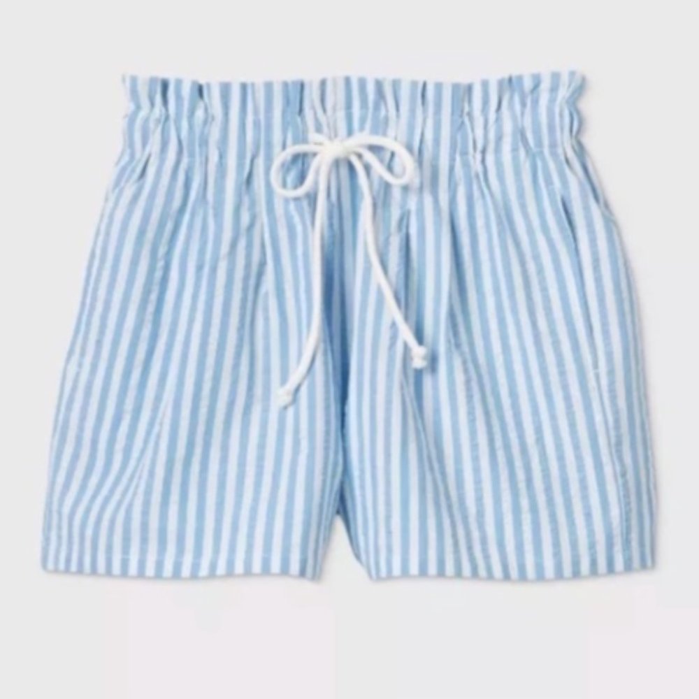 Wild Fable Linen Striped Shorts NWT/NEW M